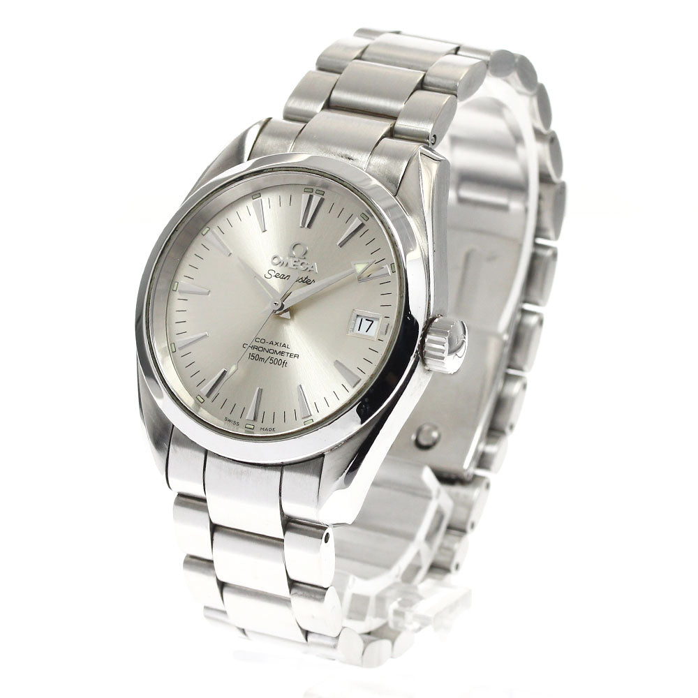 OMEGA Seamaster Aqua Terra 2504.30 Date Silver Dial Automatic Boy's Watch_888967