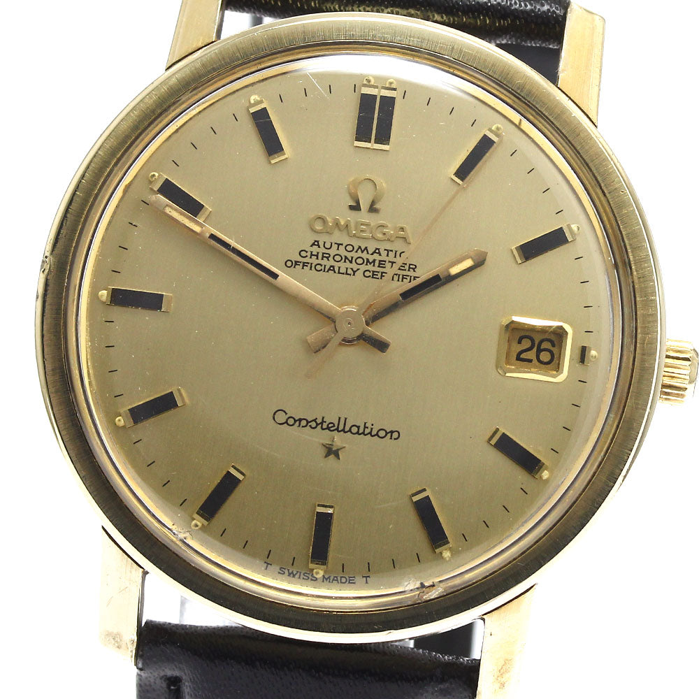 OMEGA Constellation 168.018 Date Cal.564 gold Dial Automatic Men's Watch_888969