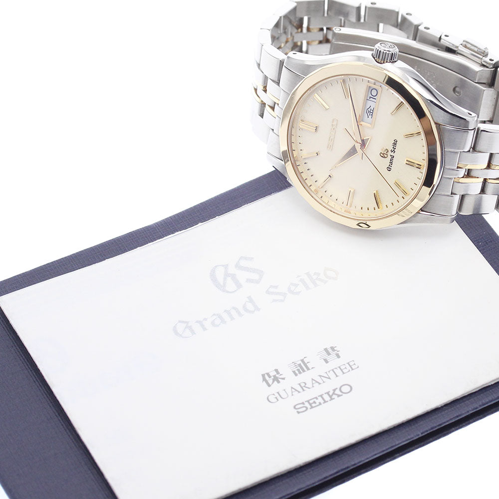 SEIKO Grand Seiko SBGT014/9F83-0AA0 Day date gold Dial Quartz Men's Watch_888989