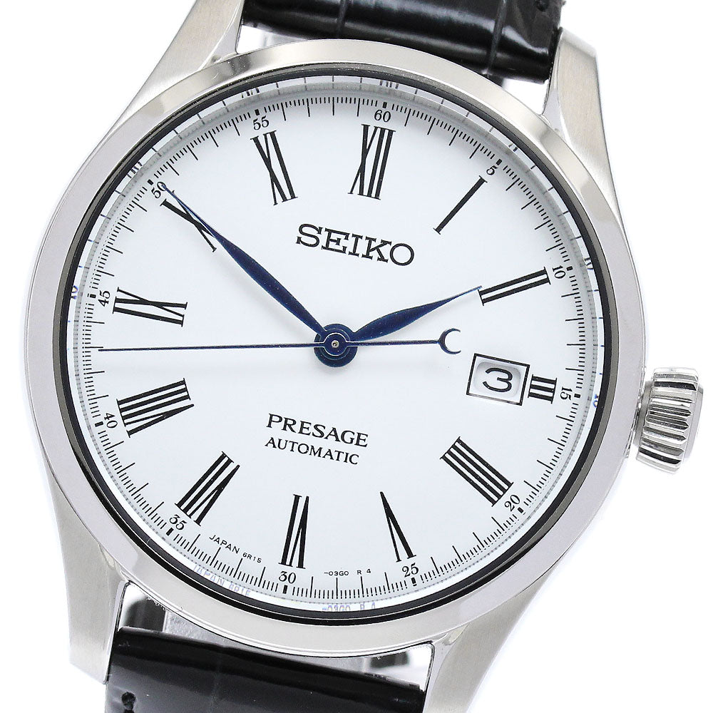 SEIKO Pureza SARX049/6R15-03V0 Date enamel dial white Dial Automatic Men's Watch_888997