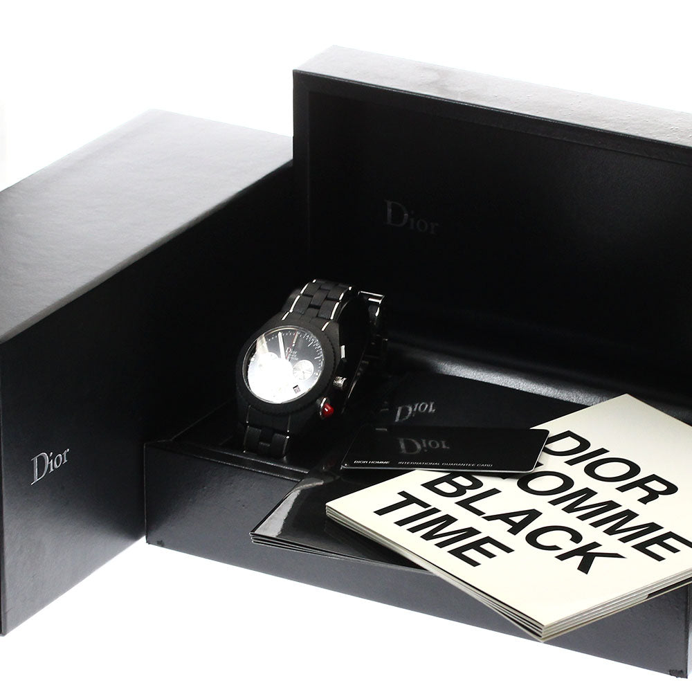 Dior Dior Chiffle Rouge Chrono Black Time CD084840 Automatic Men's Watch_889002