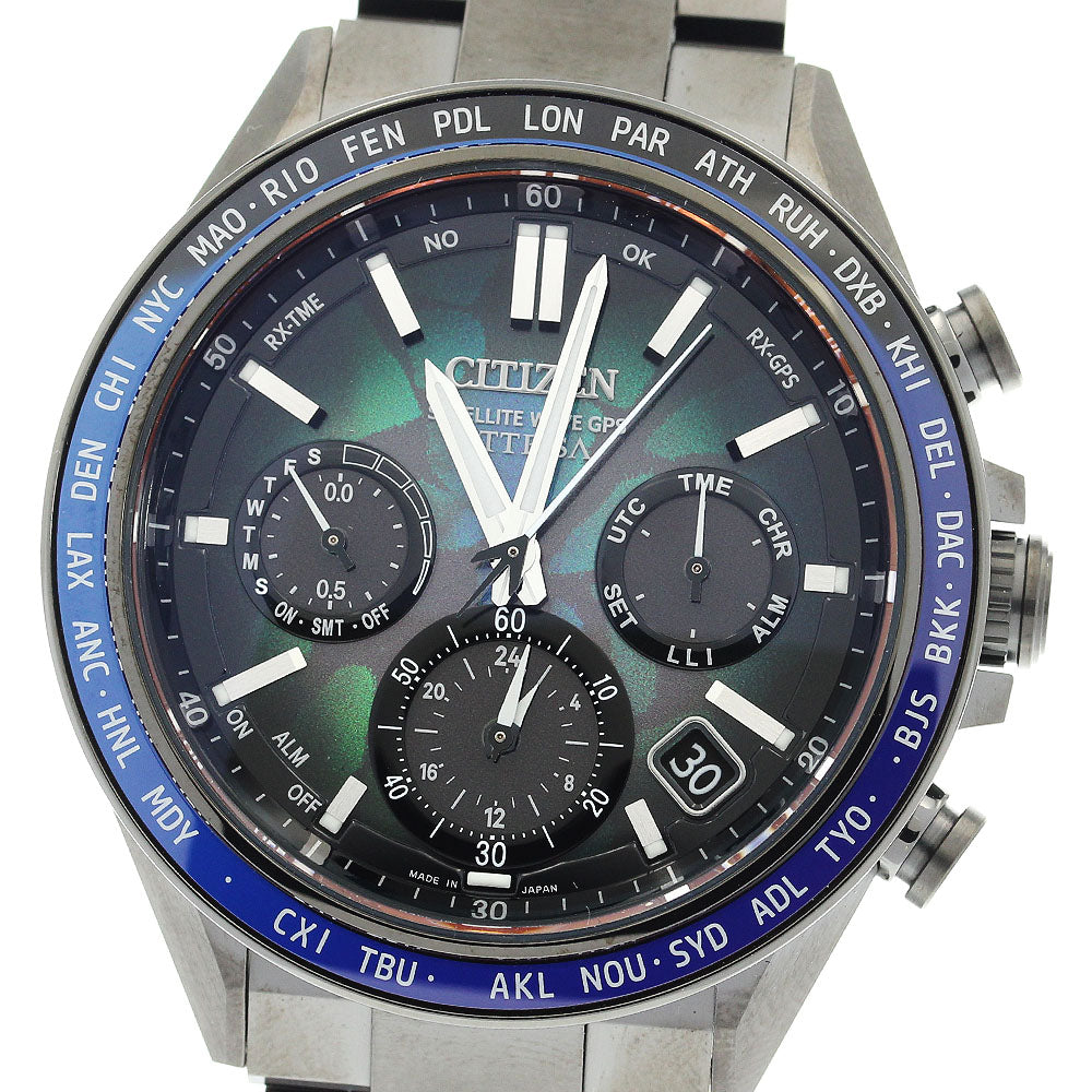 CITIZEN Attesa ACT Line CC4057-60E/F950-0029S07 Solar Powered Radio Men's_889003