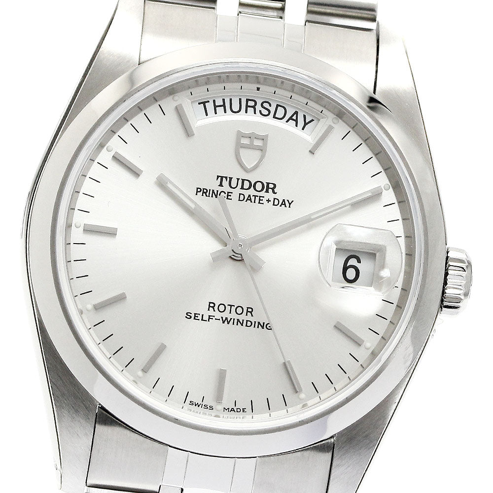 TUDOR Prince Date Day 76200 Silver Dial Automatic Boy's Watch_889027