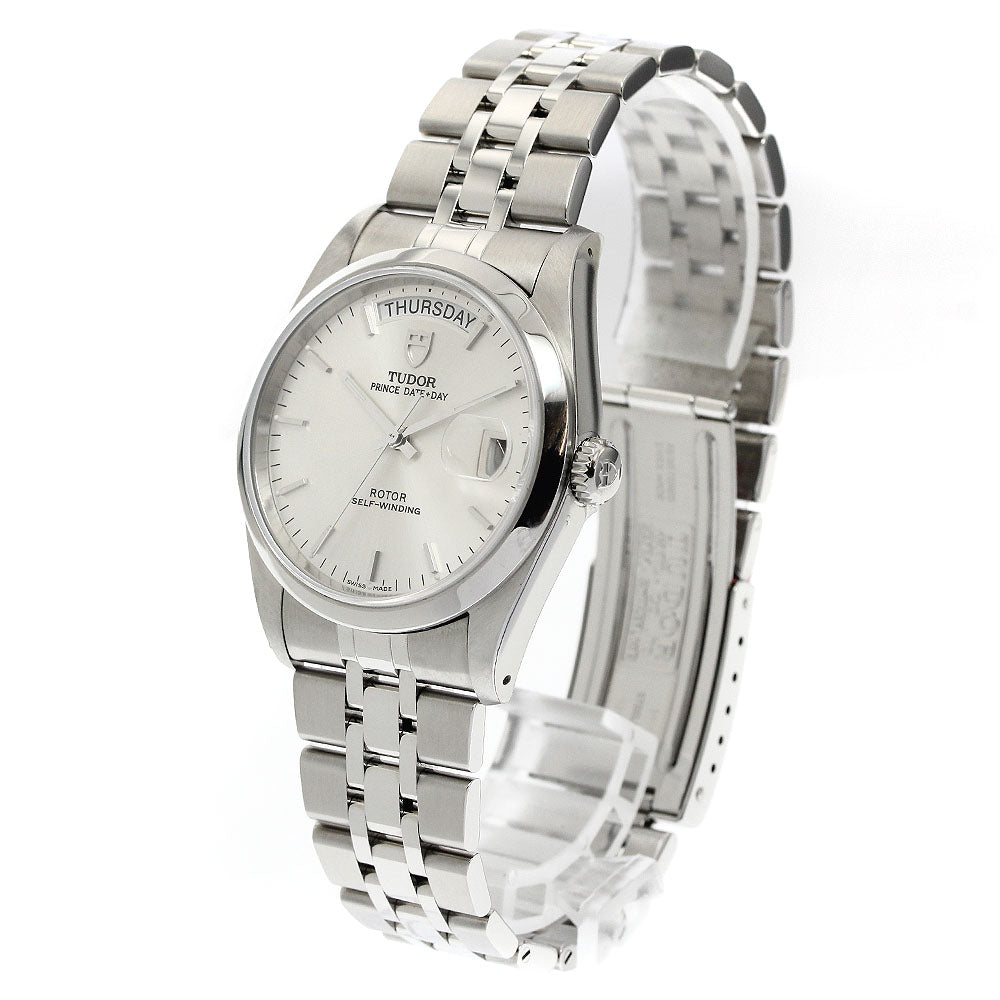 TUDOR Prince Date Day 76200 Silver Dial Automatic Boy's Watch_889027