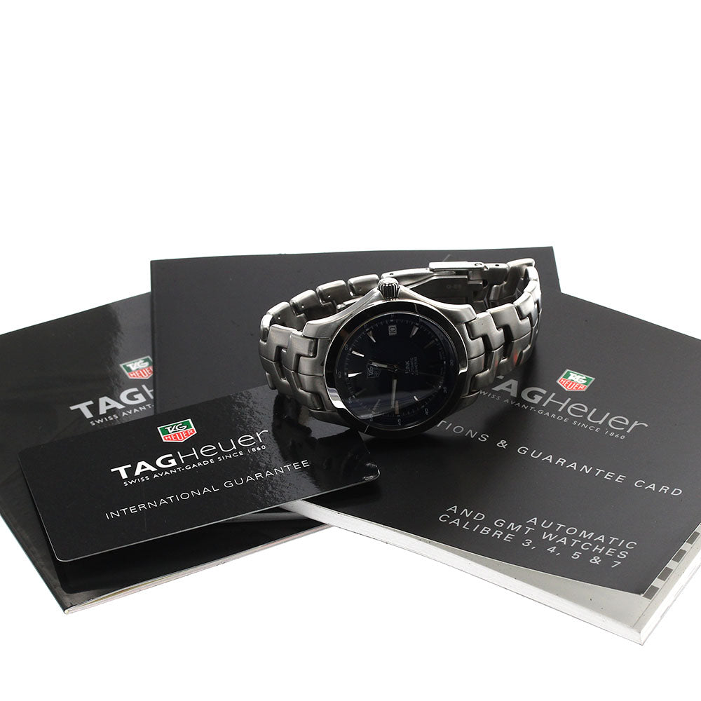 TAG HEUER Link WJF2112.BA0570 Date Navy Dial Automatic Men's Watch_889036