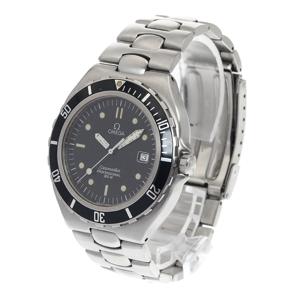 OMEGA Seamaster200 Date black Dial Quartz Men's Watch_889041