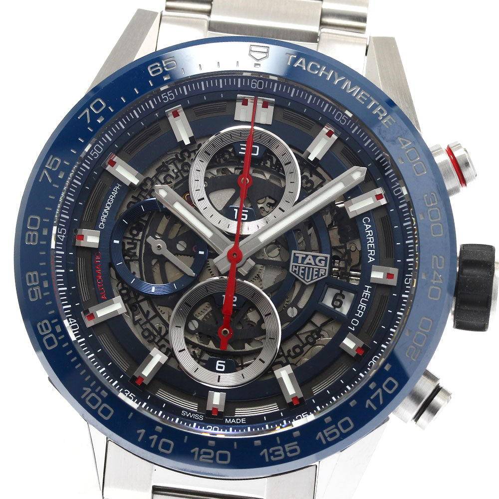 TAG HEUER Carrera Caliber Heuer 01 CAR201T-0 Date Chronograph skeleton Dial Automatic Men's Watch_889049