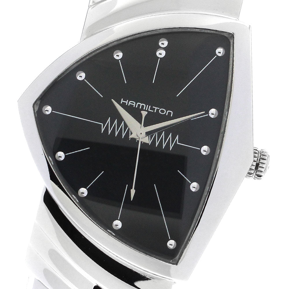 HAMILTON Ventura H244112 black Dial Quartz Men's Watch_889061