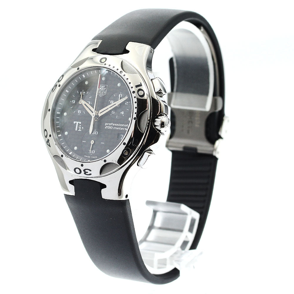 TAG HEUER Kylium CL1181 Chronograph black Dial Quartz Men's Watch_889062