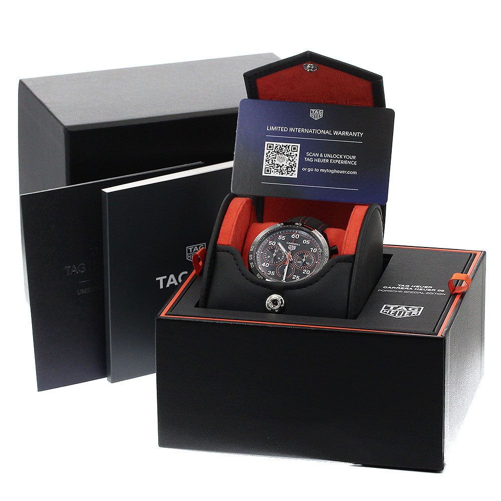 TAG HEUER Carrera CBN2A1M Chronograph x Porsche Orange Racing Men's Watch_889082