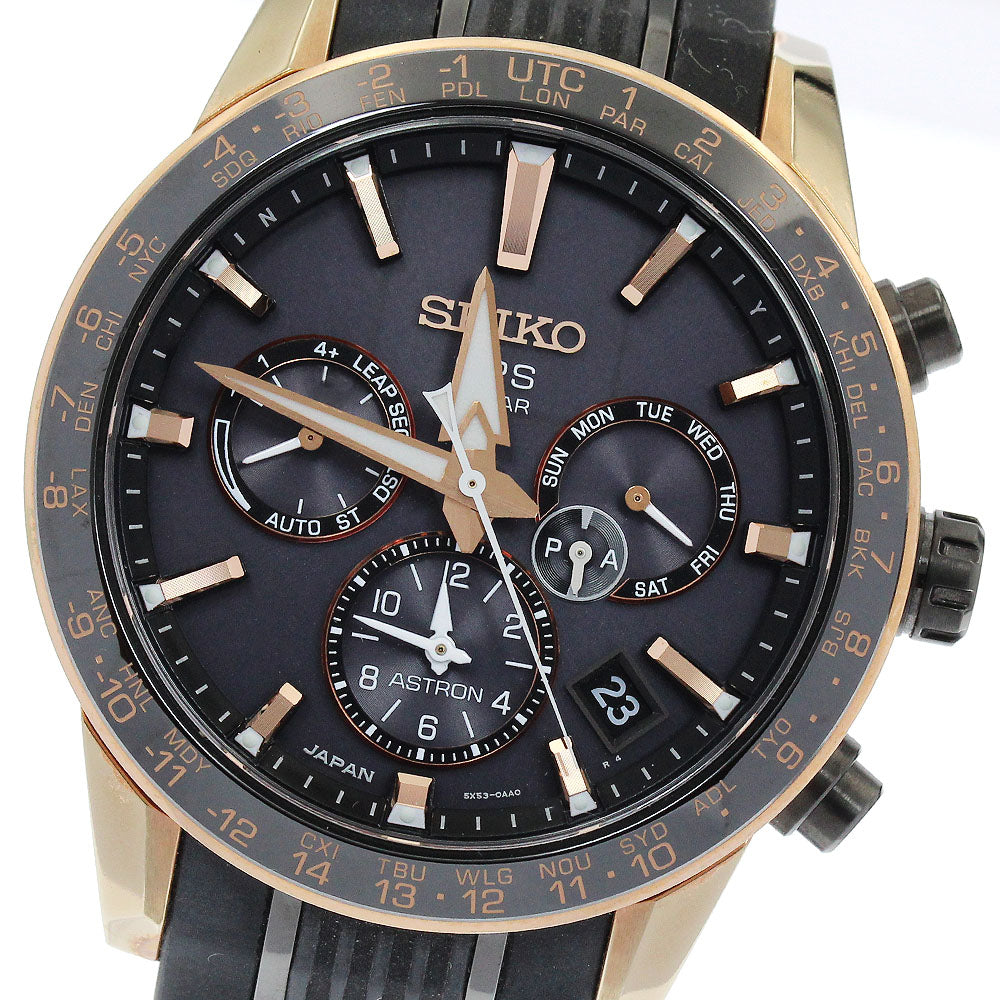 SEIKO Astron SBXC006/5X53-0AB0 GPS Solar Powered Radio Men's Watch_889093