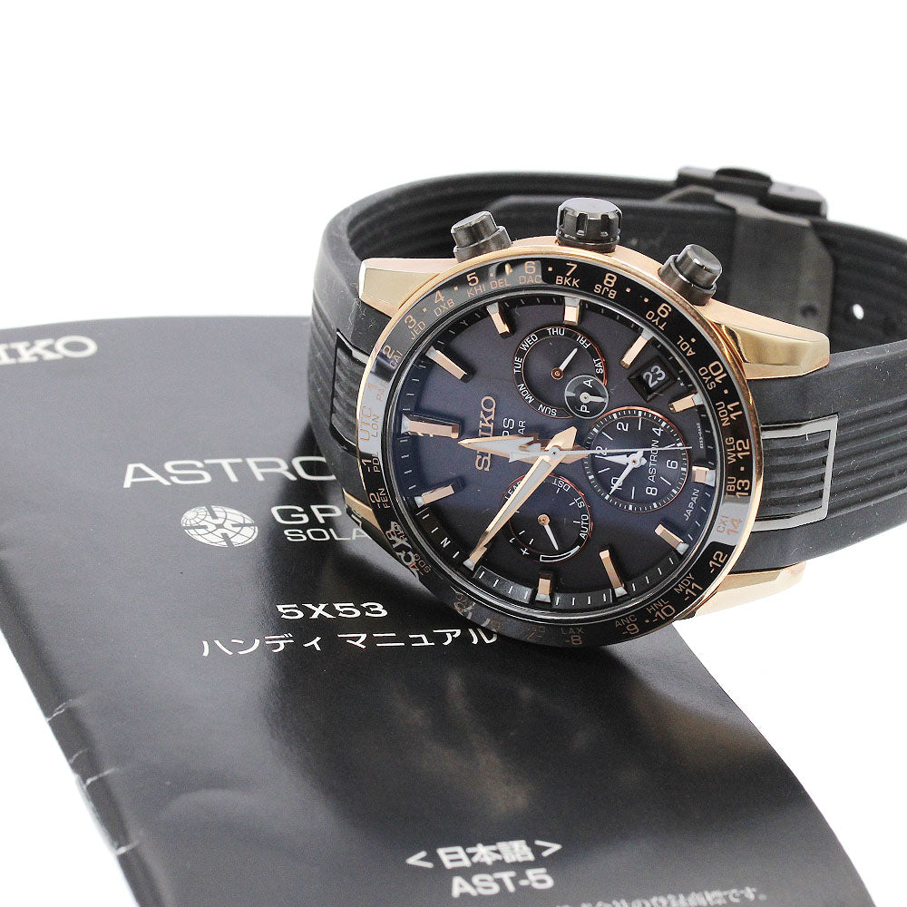 SEIKO Astron SBXC006/5X53-0AB0 GPS Solar Powered Radio Men's Watch_889093