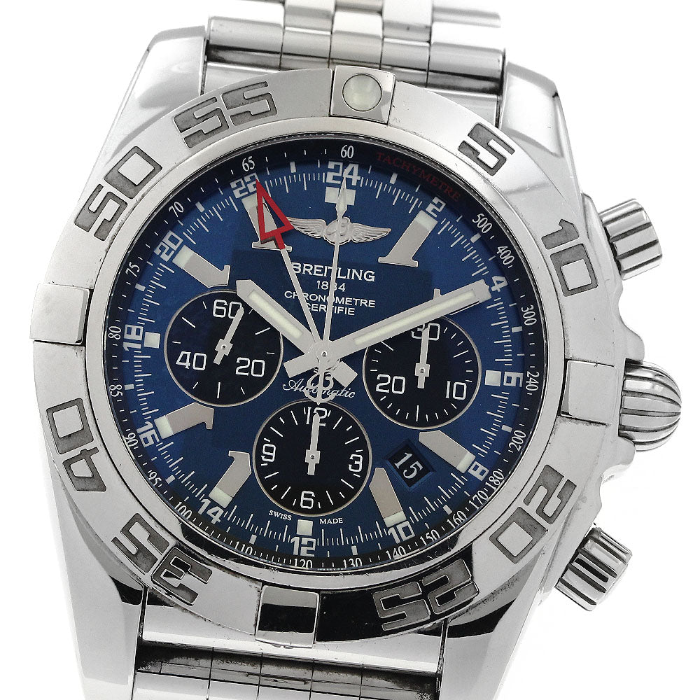BREITLING Chronomat AB0410 GMT blue Dial Automatic Men's Watch_889100