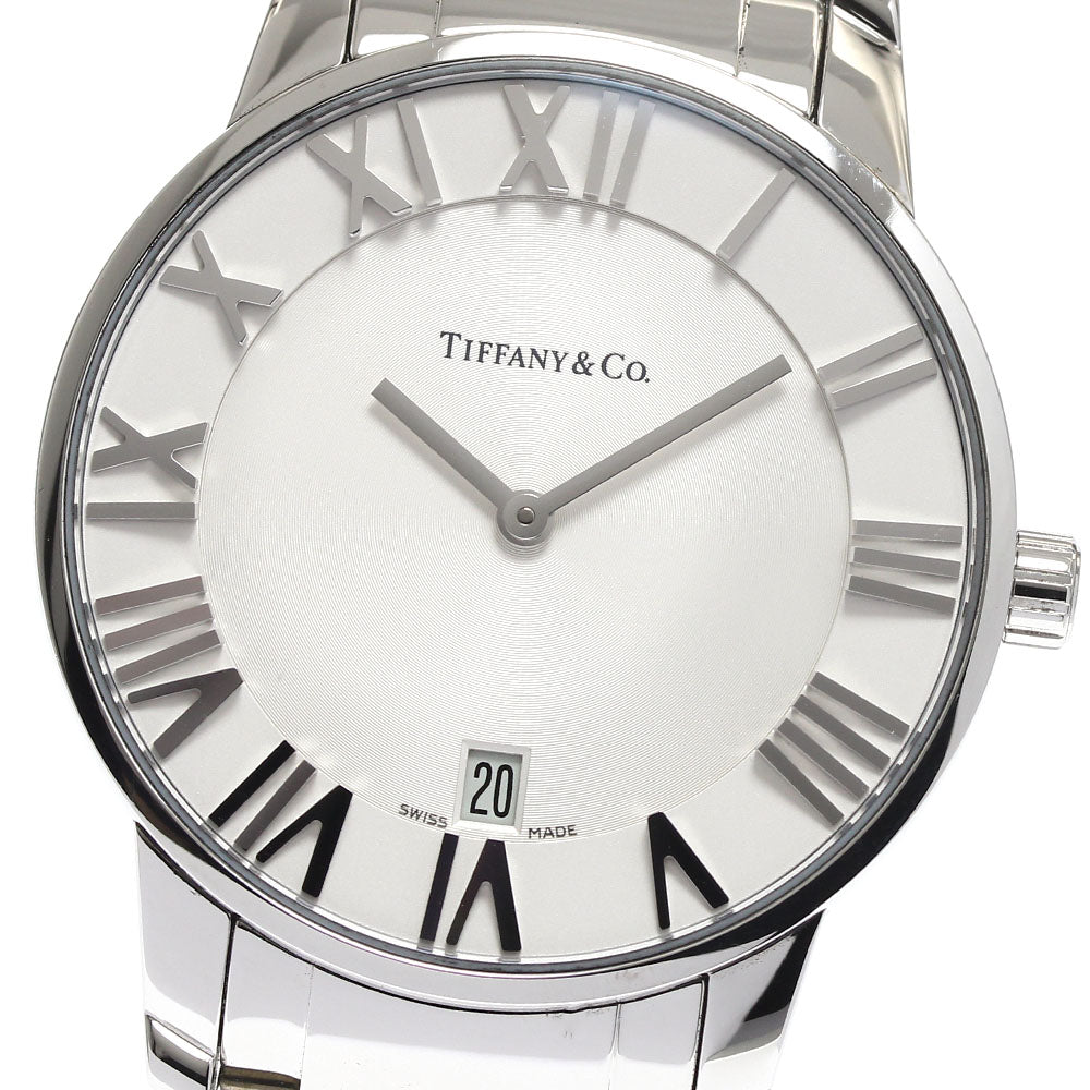 TIFFANY&Co. Atlas Dome Z1800.11.10A21A00A Date Silver Dial Quartz Men's_889103