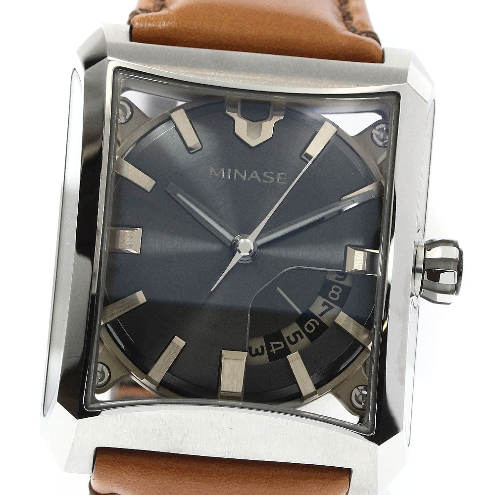 MINASE Hiz Series Five Windows VM03-L06SD Date Dark gray Dial Automatic Men's Watch_889106
