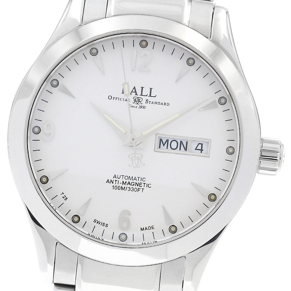 BALLWATCH Engineer II NM2026C Day date Silver Dial Automatic Men's Watch_889126