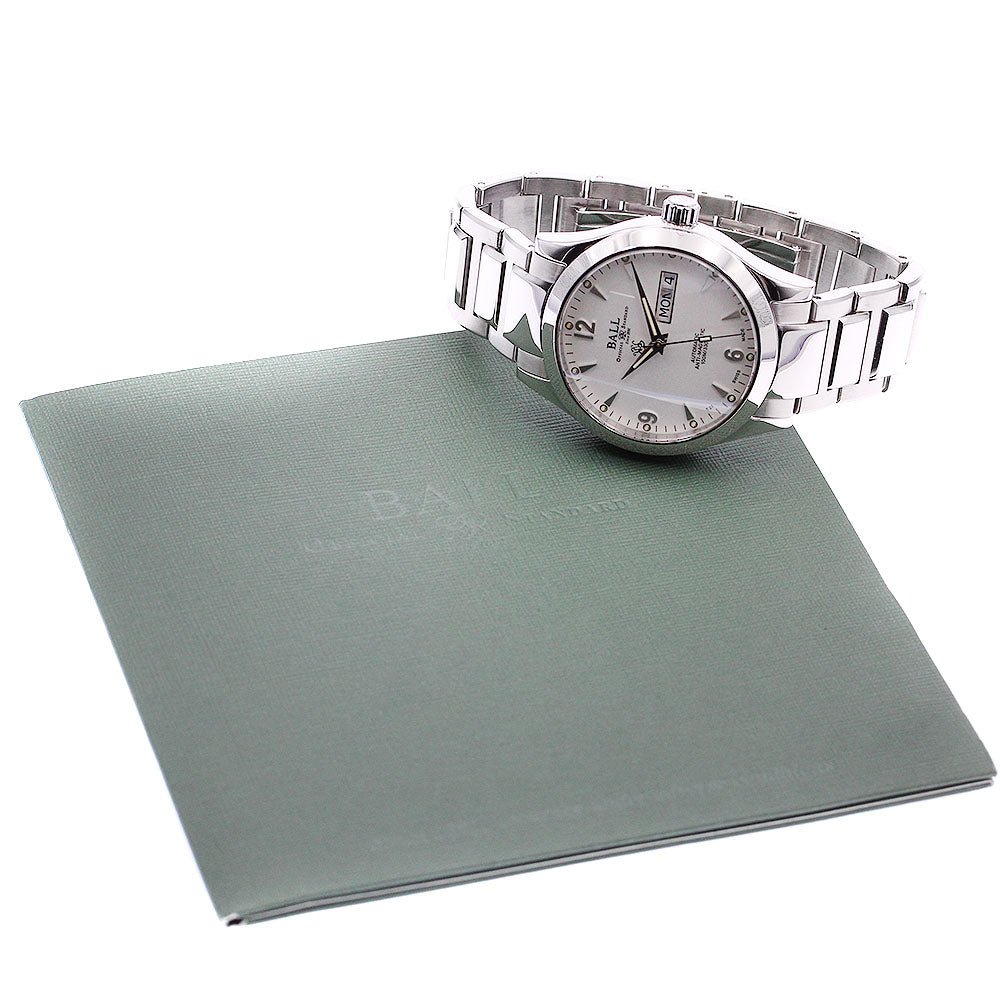 BALLWATCH Engineer II NM2026C Day date Silver Dial Automatic Men's Watch_889126