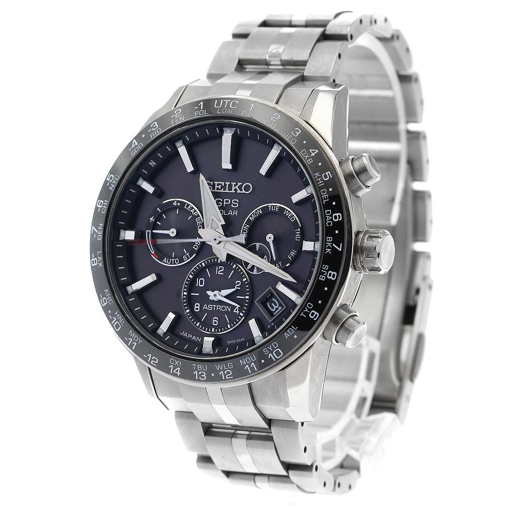 SEIKO Astron SBXC003/5X53-0AB0 GPS Solar Powered Radio Men's Watch_889127