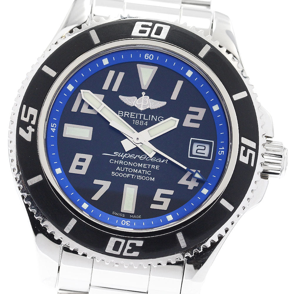 BREITLING Super Ocean 42 A17364 Date black Dial Automatic Men's Watch_889129