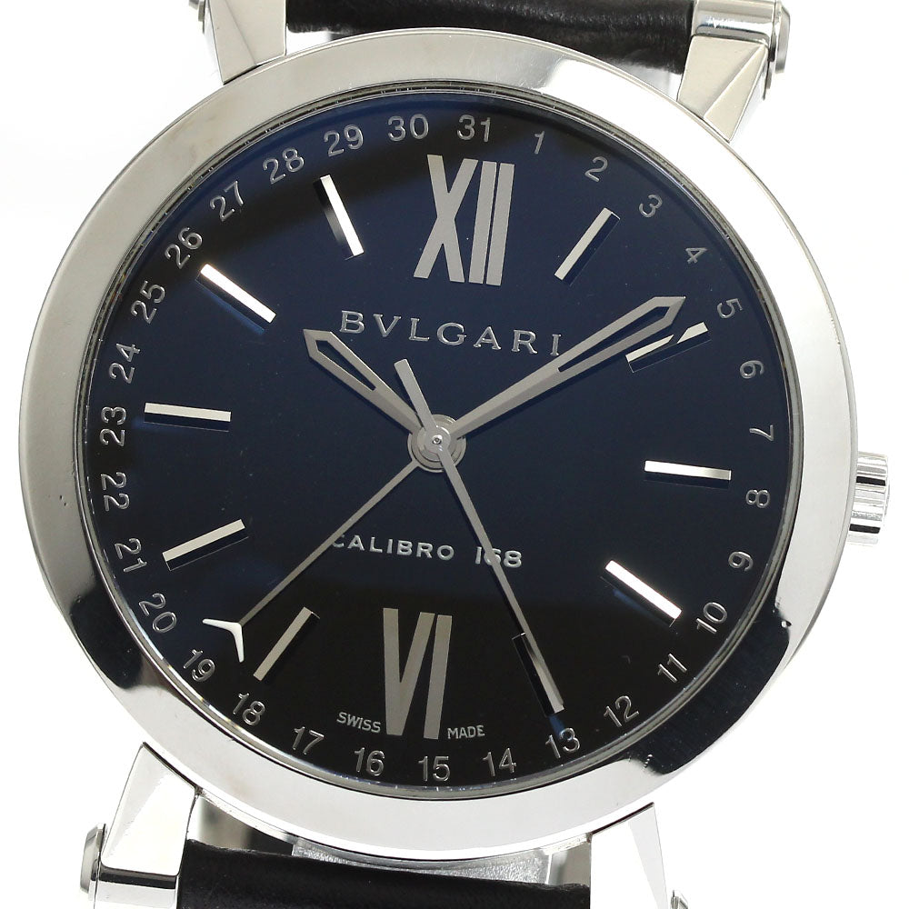 BVLGARI Sotirio Calibro 168 SB43S black Dial Automatic Men's Watch_889138