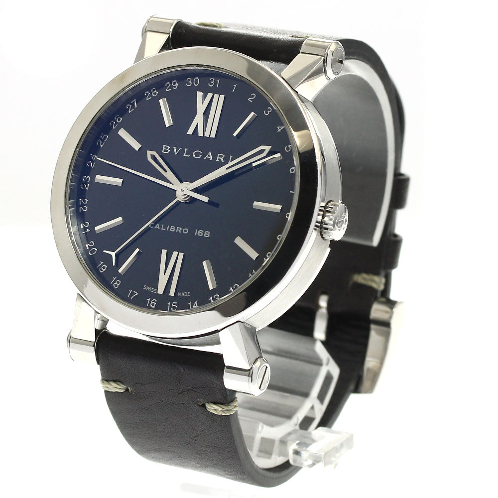 BVLGARI Sotirio Calibro 168 SB43S black Dial Automatic Men's Watch_889138