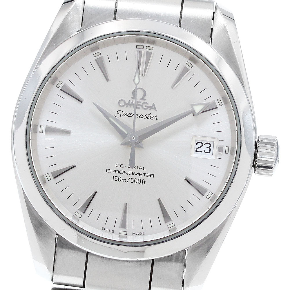 OMEGA Seamaster Aqua Terra 2504.30 Date Silver Dial Automatic Boy's Watch_889140