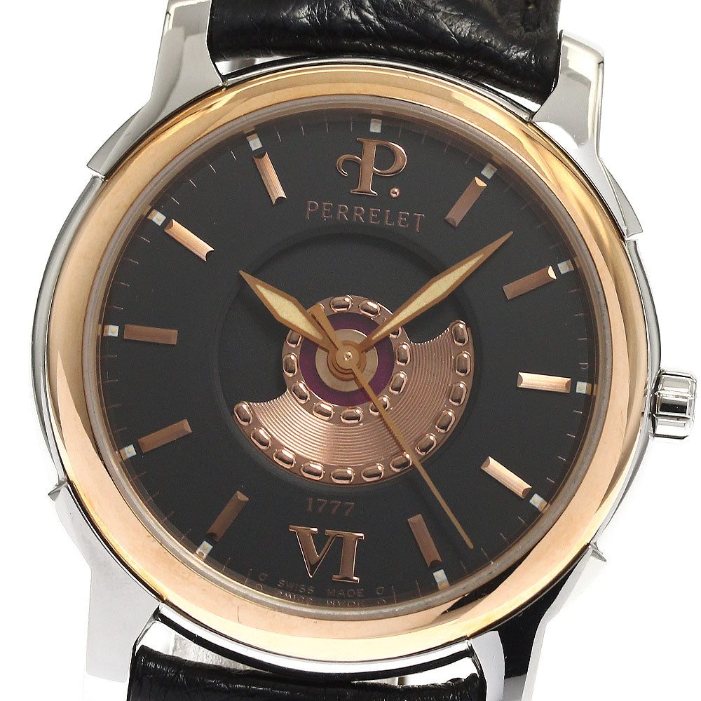 PERRELET Double rotor black Dial Automatic Men's Watch_889149