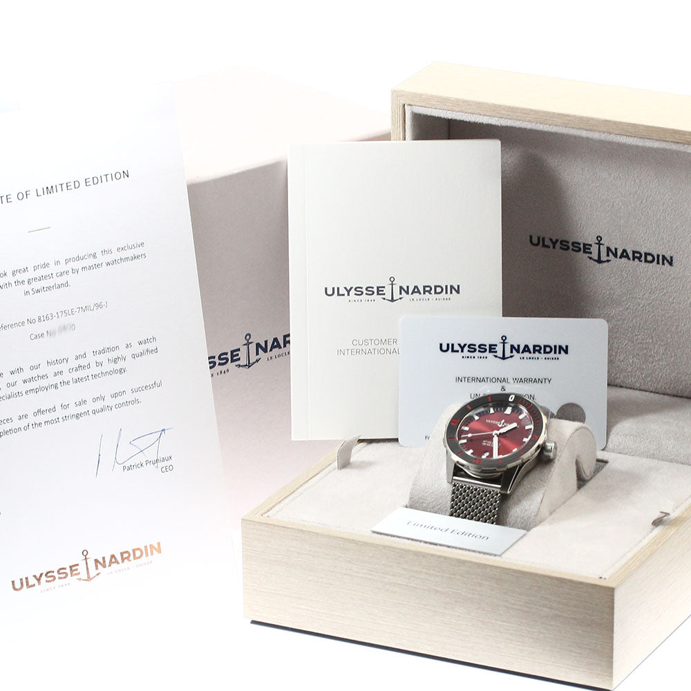 Ulysse Nardin Diver 8163-175/96-J Dr.HANDA Limited to 20 Automatic Men's_889155