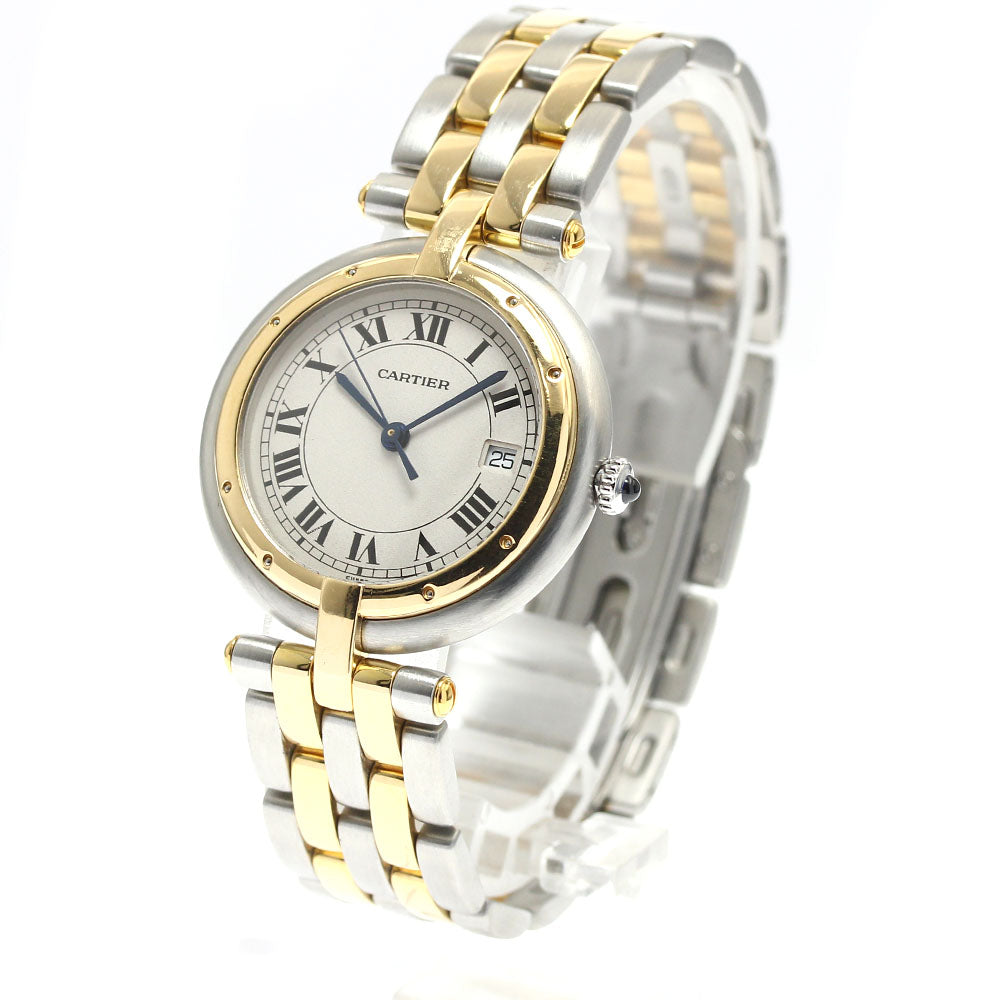 CARTIER PANTHERELM 83084242 Round 2 Row Date Quartz Men's Watch_889162