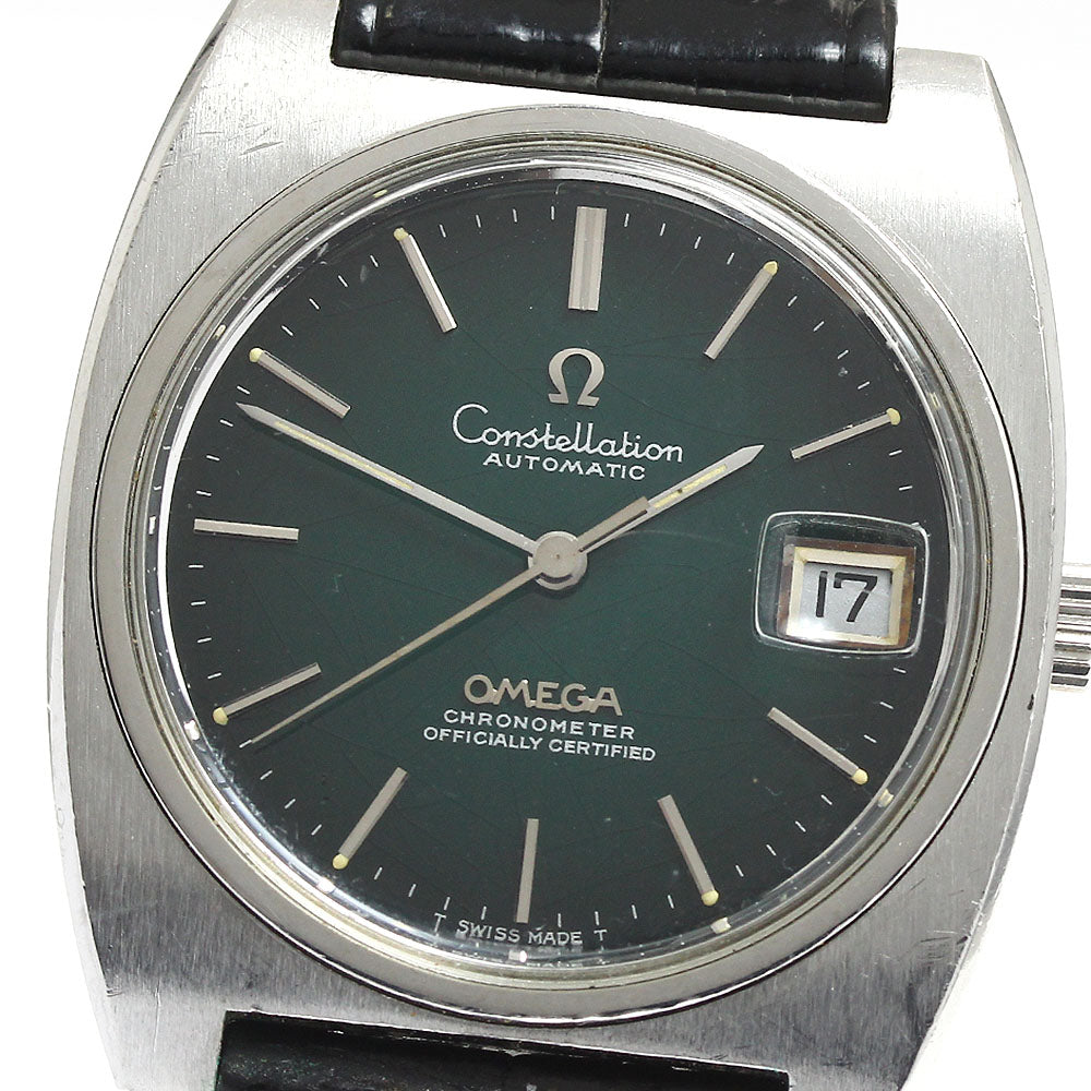 OMEGA Constellation 166.056-168.042 Cal.1001 Date green Dial Automatic Men's Watch_889189