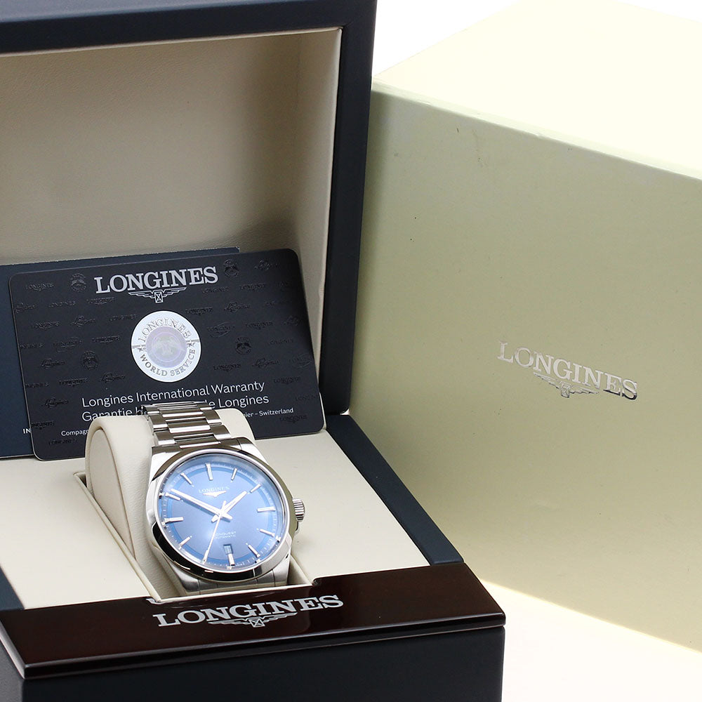 LONGINES Conquest 41mm L3.830.4 Date Navy Dial Automatic Men's Watch_889209