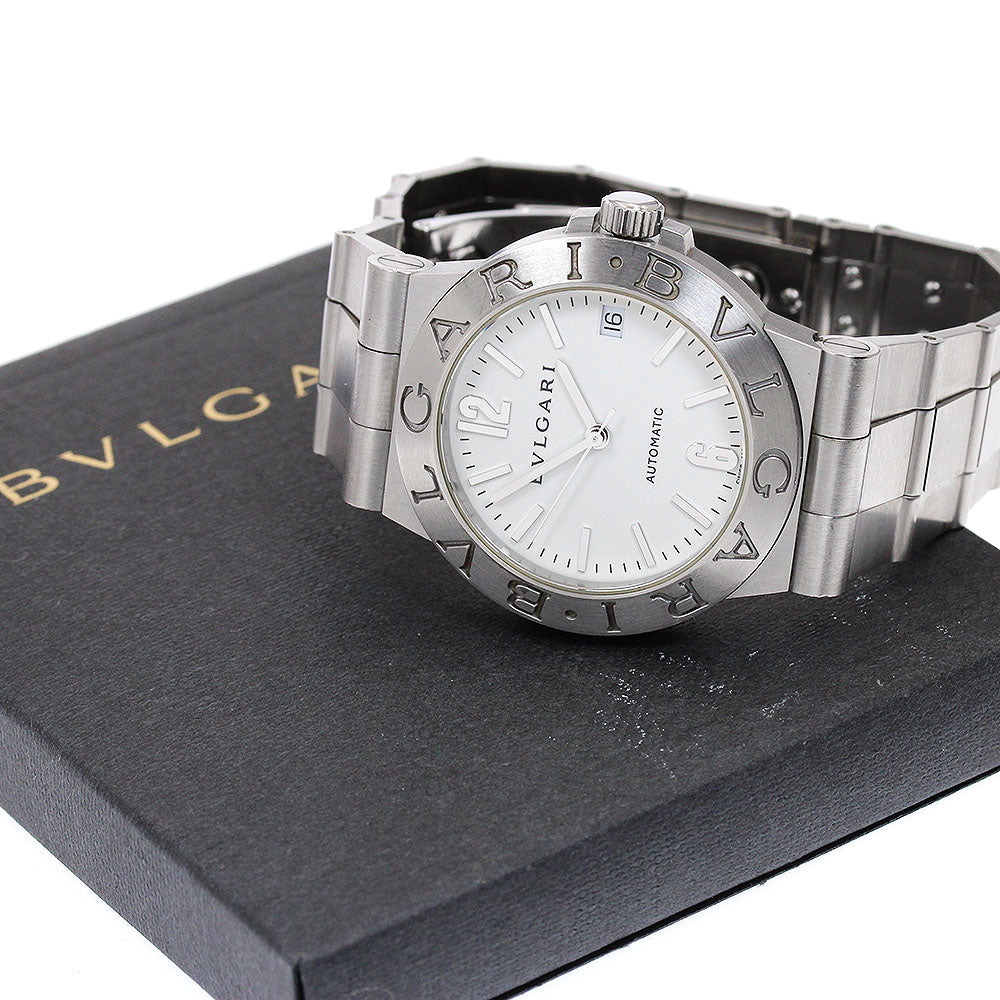 BVLGARI Diagono LCV35S Date white Dial Automatic Men's Watch_889214