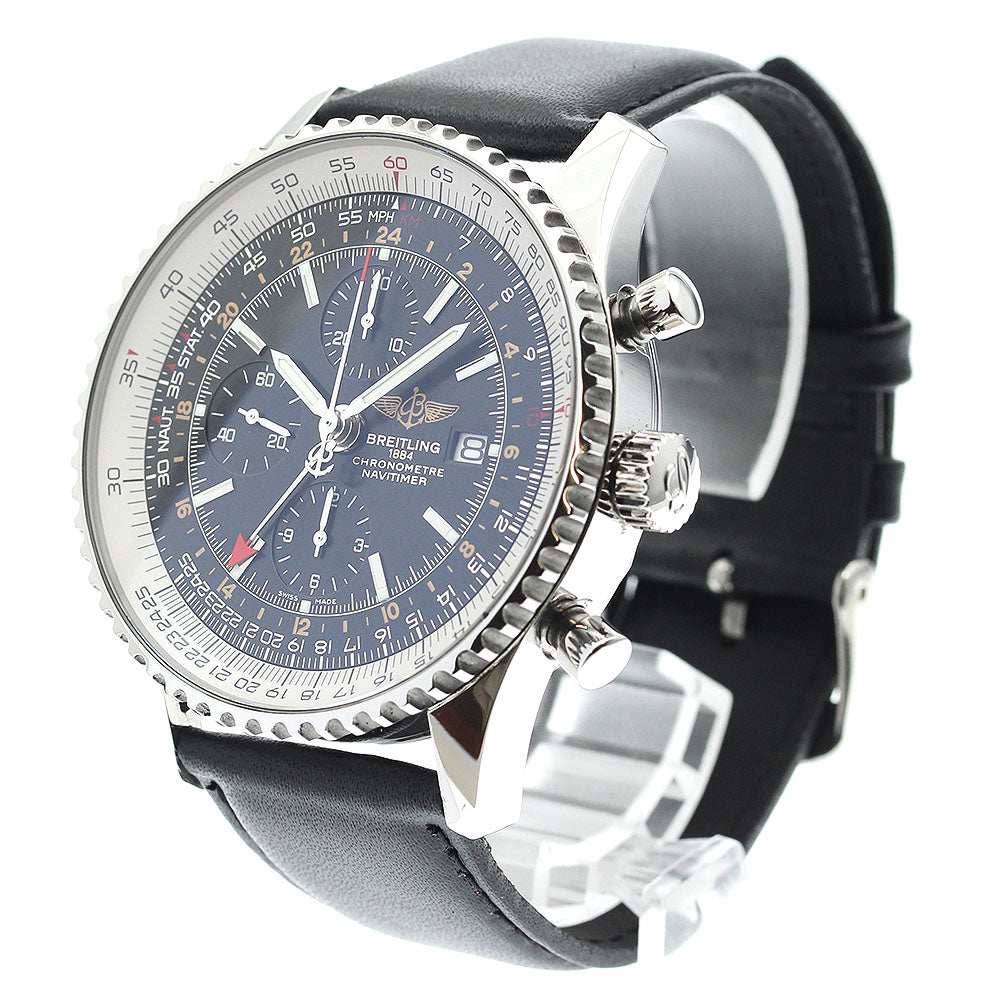 BREITLING Navitimer World A24322 Chronograph GMT Automatic Men's Watch_889215