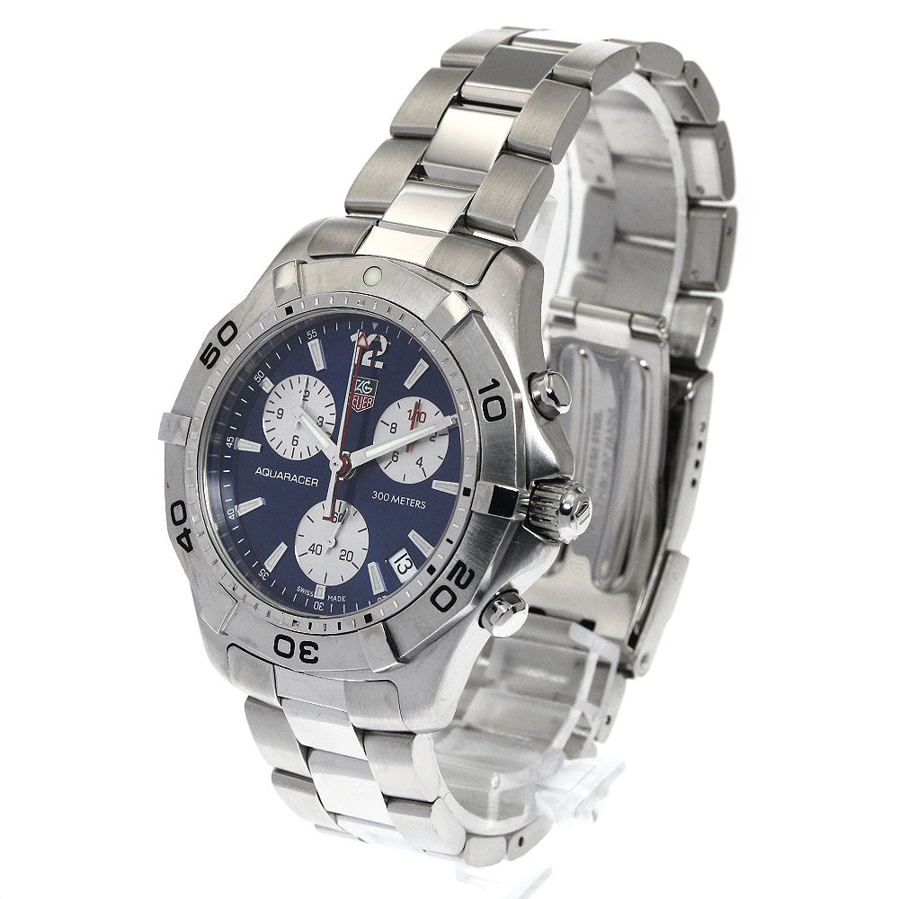 TAG HEUER Aqua racer CAF1112 Chronograph blue Dial Quartz Men's Watch_889217