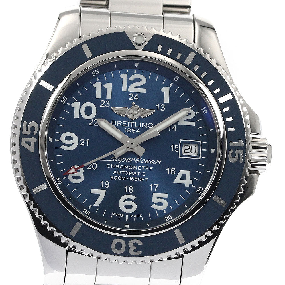 BREITLING Super Ocean II 42 A17365 Date black Dial Automatic Men's Watch_889220