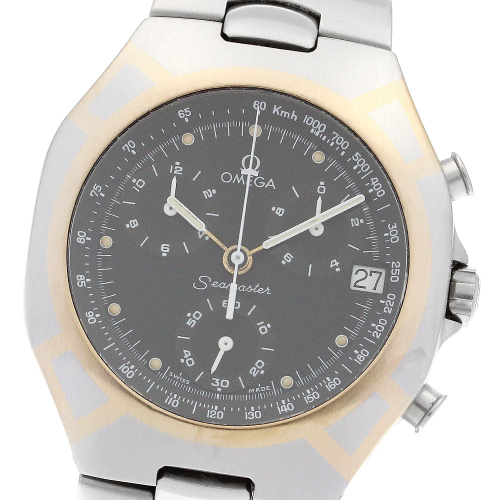 OMEGA Seamaster Polaris Date gray Dial Quartz Men's Watch_889224