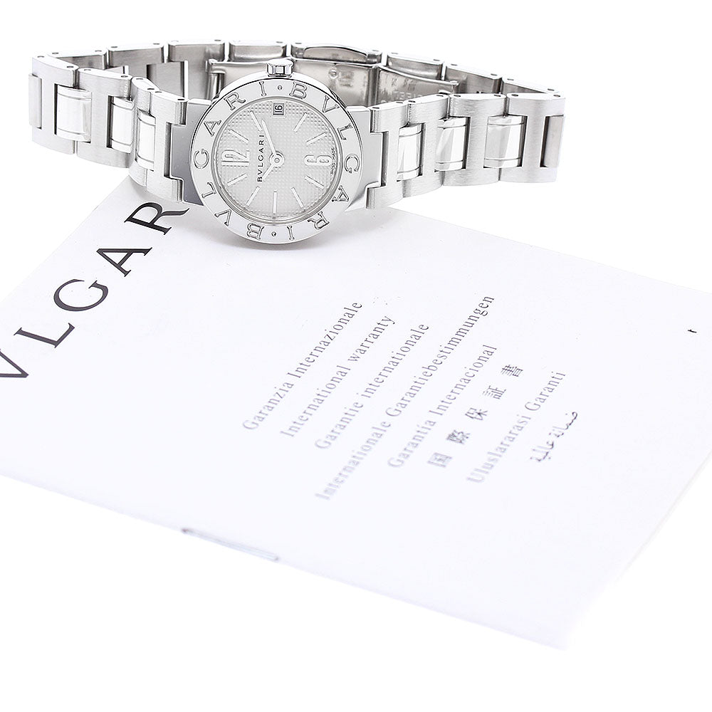 BVLGARI BVLGARIBVLGARI BB23SS Date Silver Dial Quartz Ladies Watch_889233