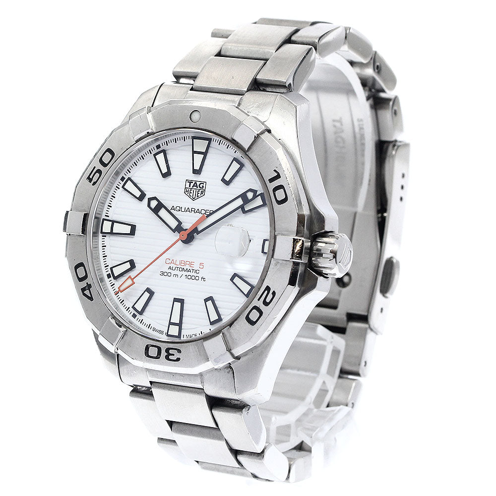TAG HEUER Aqua racer WAY2013-0 Caliber 5 Date white Dial Automatic Men's_889241