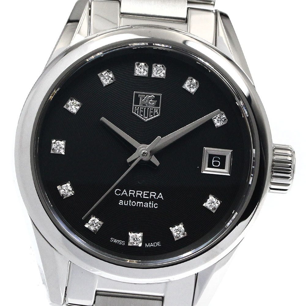 TAG HEUER Carrera WAR2413 12P diamond date Automatic Ladies Watch_889242