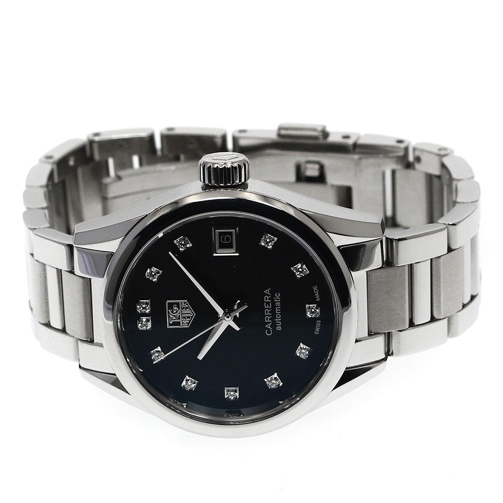 TAG HEUER Carrera WAR2413 12P diamond date Automatic Ladies Watch_889242