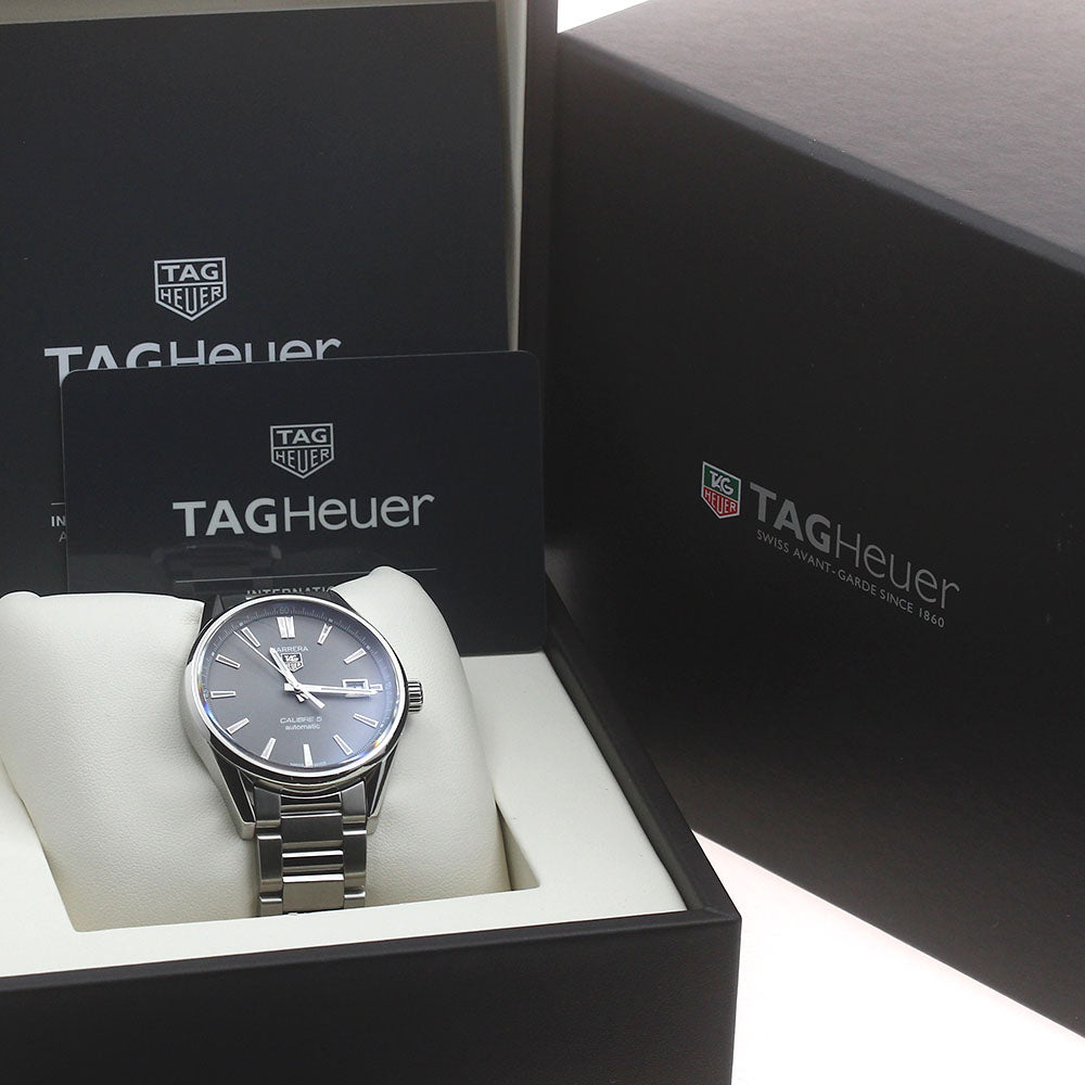 TAG HEUER Carrera Caliber 5 WAR211C Date gray Dial Men's Watch_889247