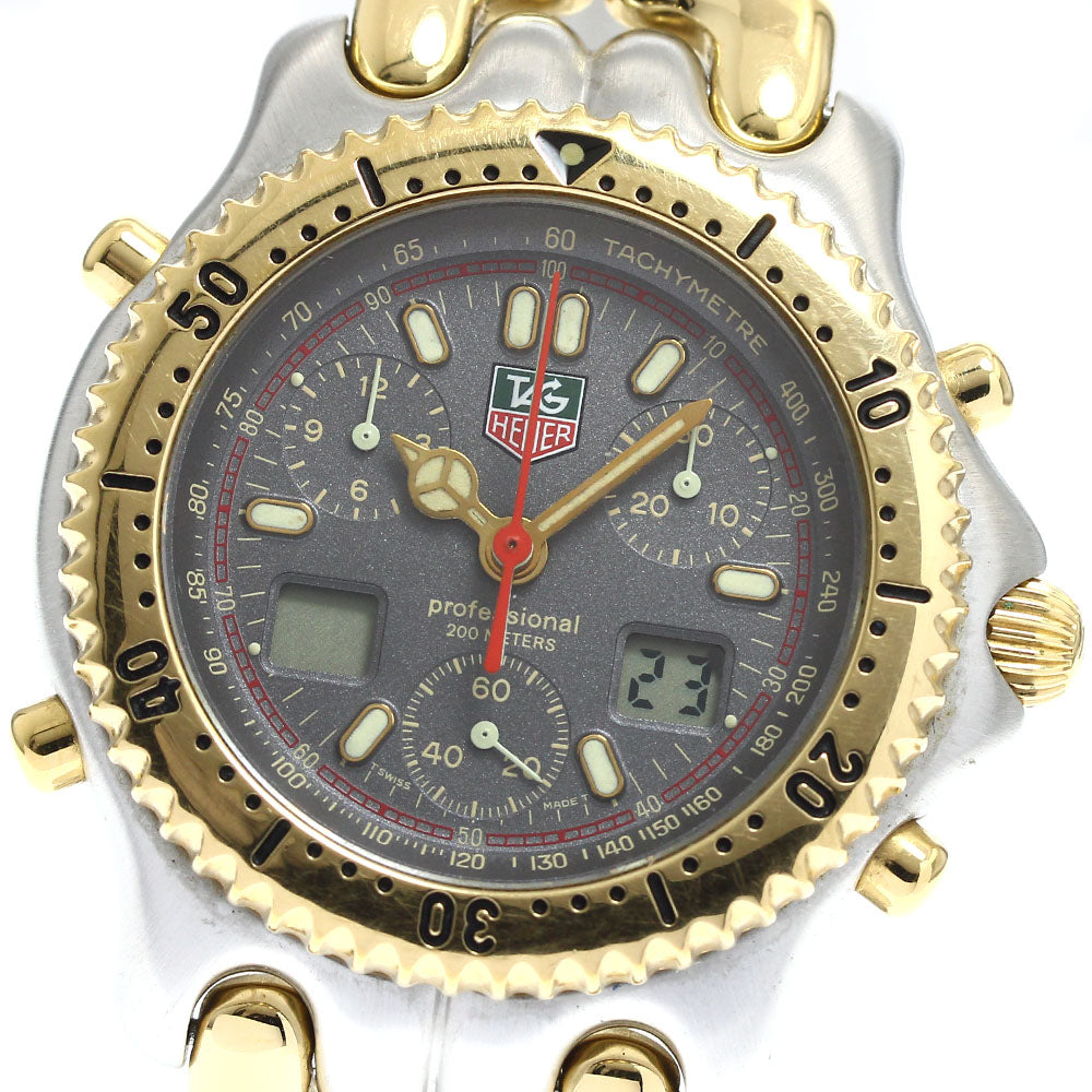TAG HEUER S / el Senna model CG1122-0 Chronograph gray Dial Quartz Men's_889250