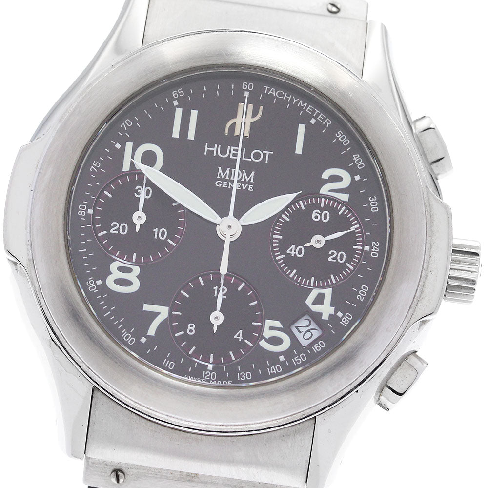 HUBLOT MDM 1810.1 Date Chronograph purple Dial Automatic Men's Watch_889257