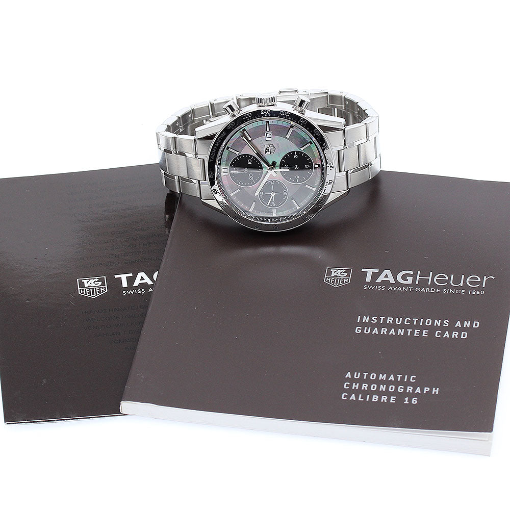 TAG HEUER Carrera Caliber 16 CV201P Chronograph Date Black shell Dial Automatic Men's Watch_889259