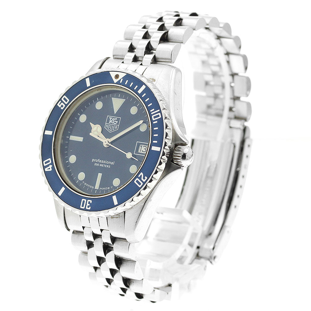 TAG HEUER Professional Diver 200 980.613D blue Dial Quartz Boy's Watch_889271