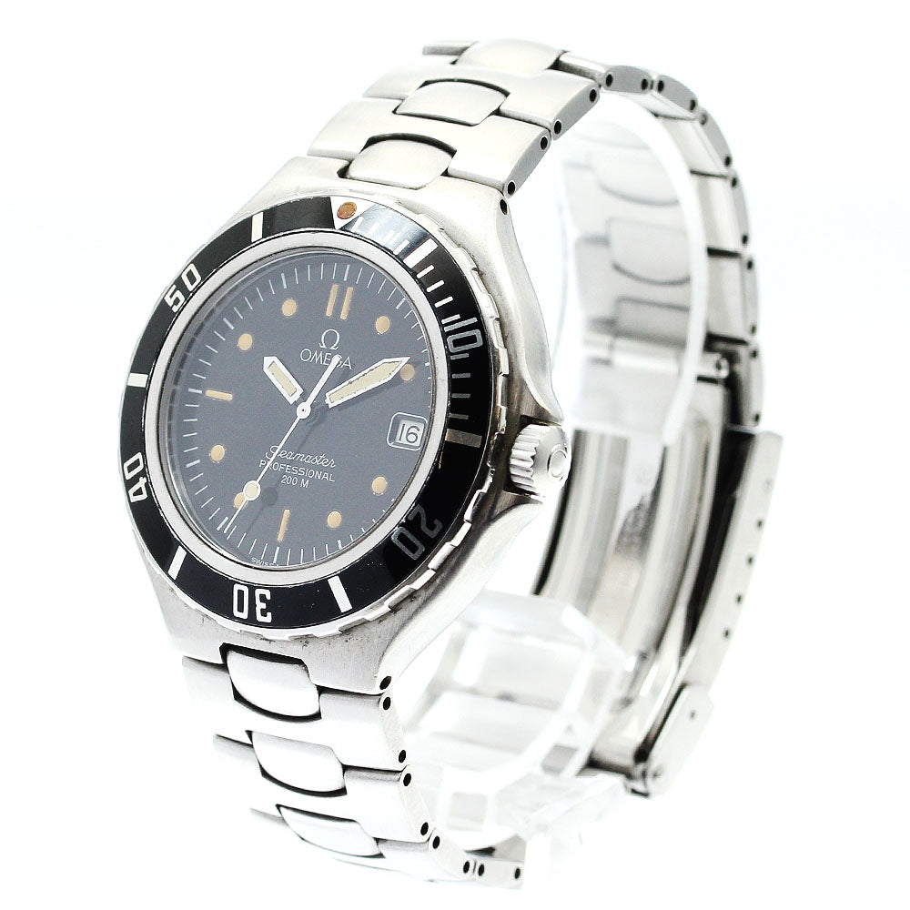 OMEGA Seamaster200 Date black Dial Quartz Men's Watch_889296