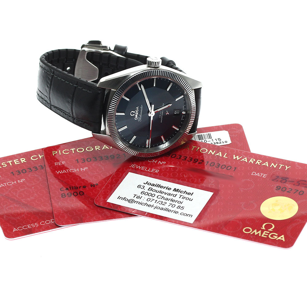 OMEGA Constellation Globemaster 130.33.39.21.03.001 Coaxial Navy Dial Automatic Men's Watch_889297