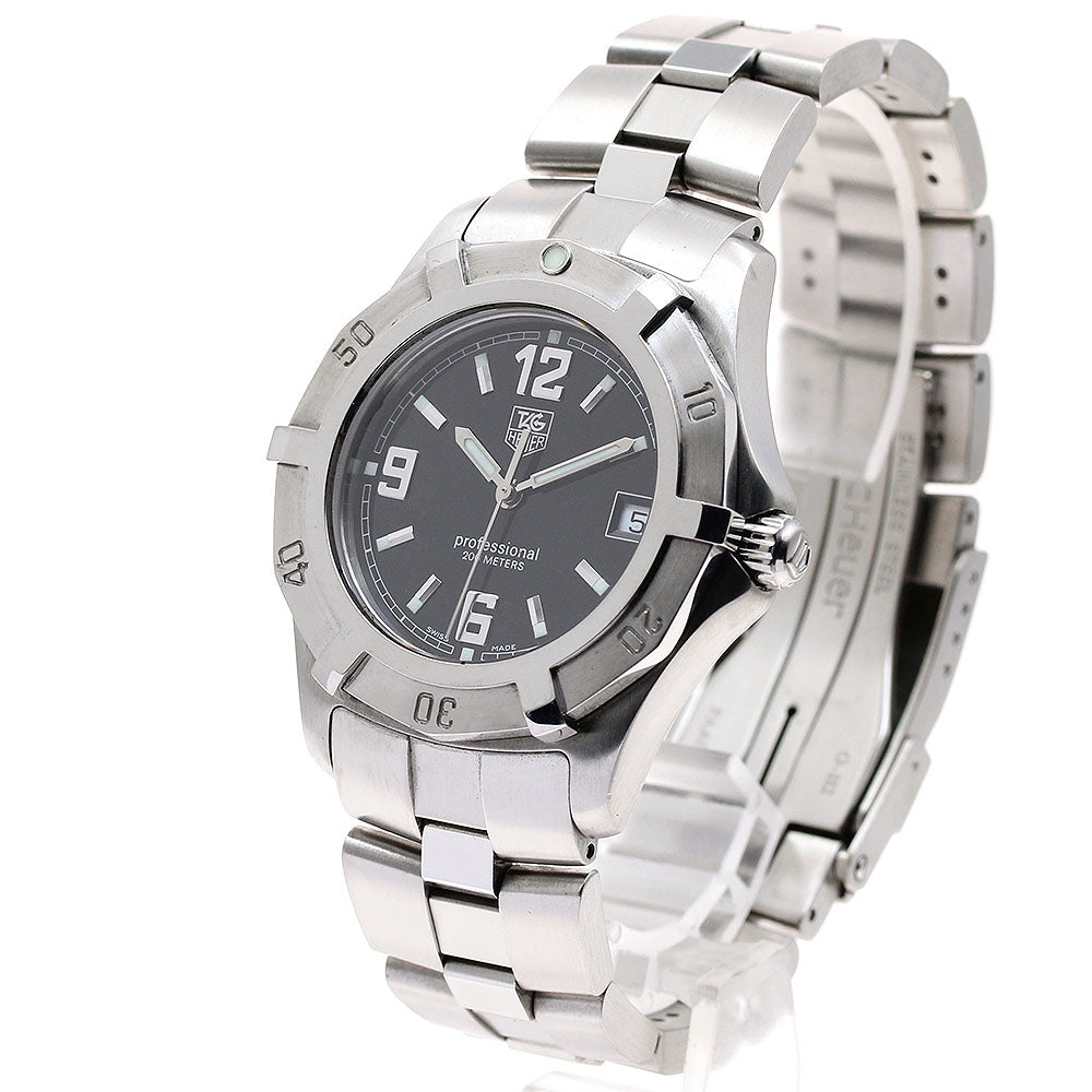 TAG HEUER 2000 Exclusive WN1110-0 Date Black Dial Quartz Men's Watch_889320
