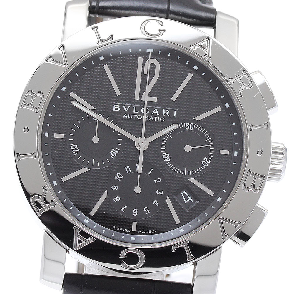 BVLGARI BVLGARIBVLGARI BB42SLCH Chronograph black Dial Automatic Men's Watch_889323