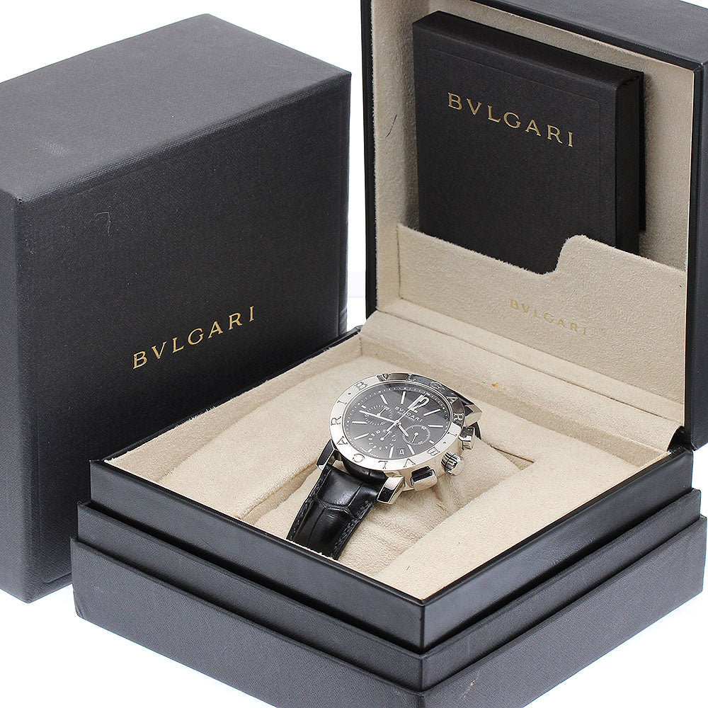 BVLGARI BVLGARIBVLGARI BB42SLCH Chronograph black Dial Automatic Men's Watch_889323